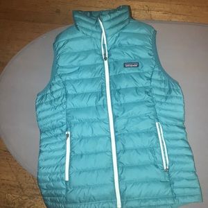 Blue women’s Patagonia vest size medium